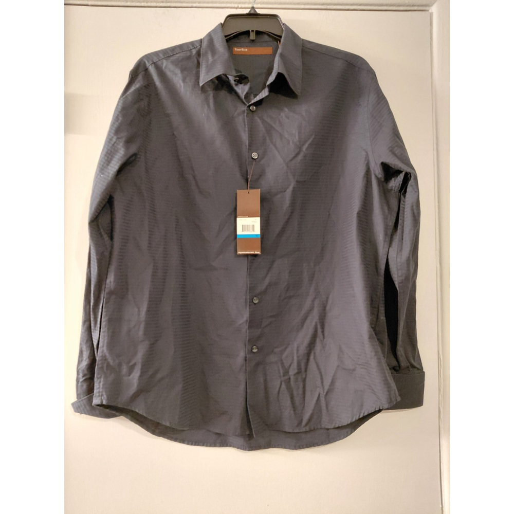 Perry Ellis men’s slim fit stretch long sleeve button up shirt size XL